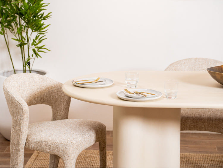 Coastal Dining Table Pebble