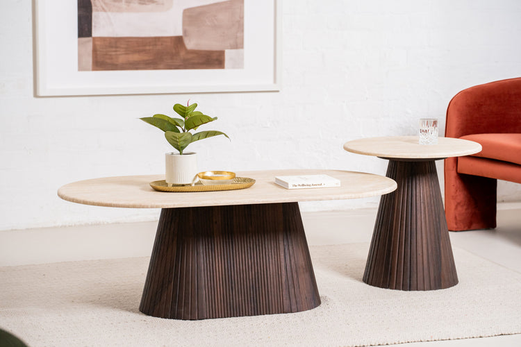 Crete Coffee Table Travertine