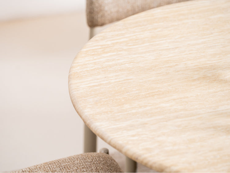 Crete Dining Table Travertine