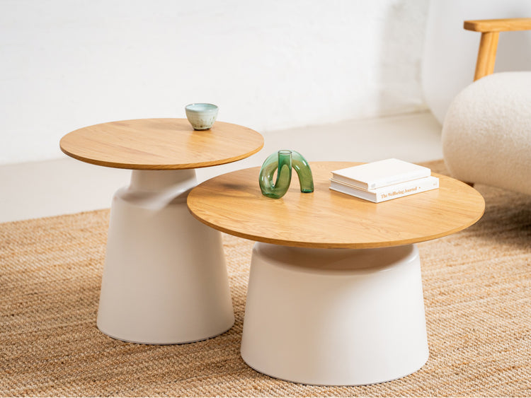 Coach Coffee Table Set Oak