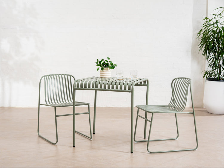 Swiss Dining Chair Thyme Green Set of 2