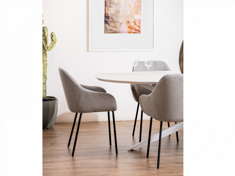 Napier Dining Chair Grey Set of 2