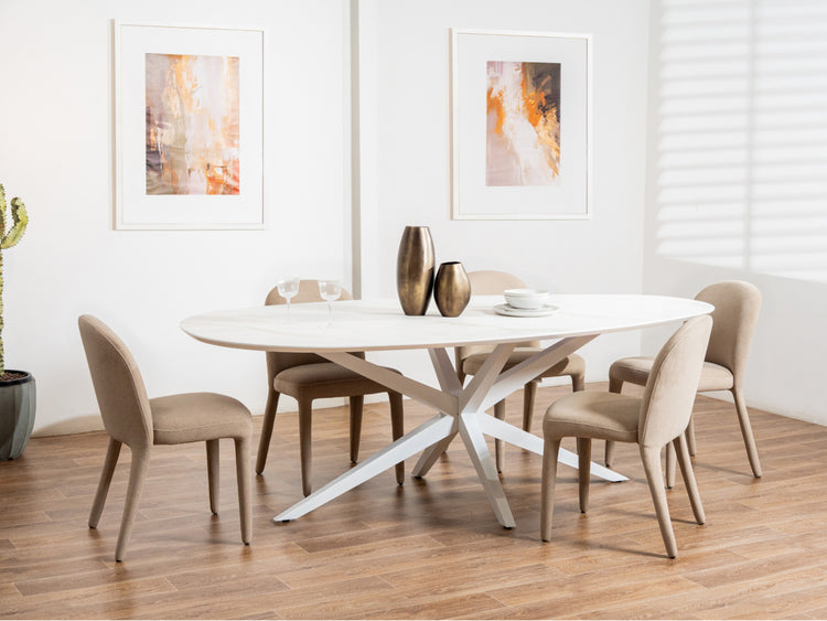 Onasis Dining Chair Linen Set of 2