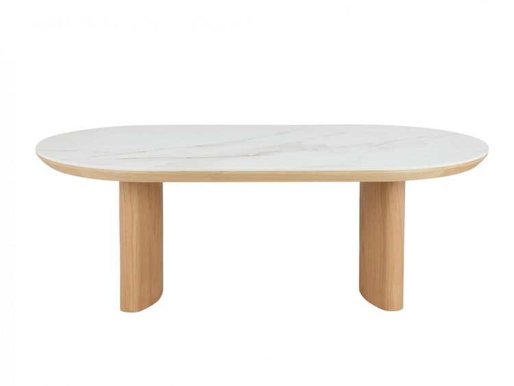Lucerne Coffee Table Natural With Ceramic