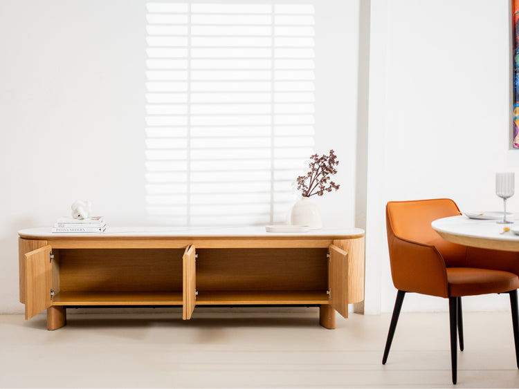 Lucerne TV Unit Natural With Ceramic
