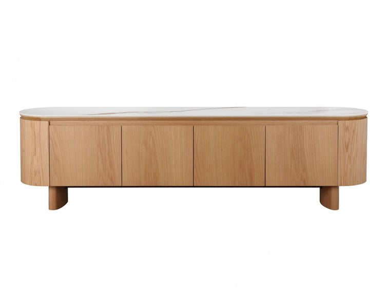 Lucerne TV Unit Natural With Ceramic
