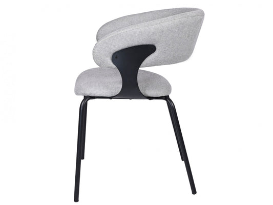 Kenny Dining Chair Silver Grey Set of 2