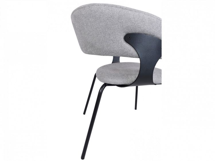 Kenny Dining Chair Silver Grey Set of 2