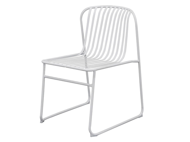 Swiss Dining Chair White - CHAIRS Set of 2