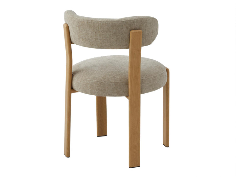 Carmo Dining Chair Beige/ Natural Set of 2
