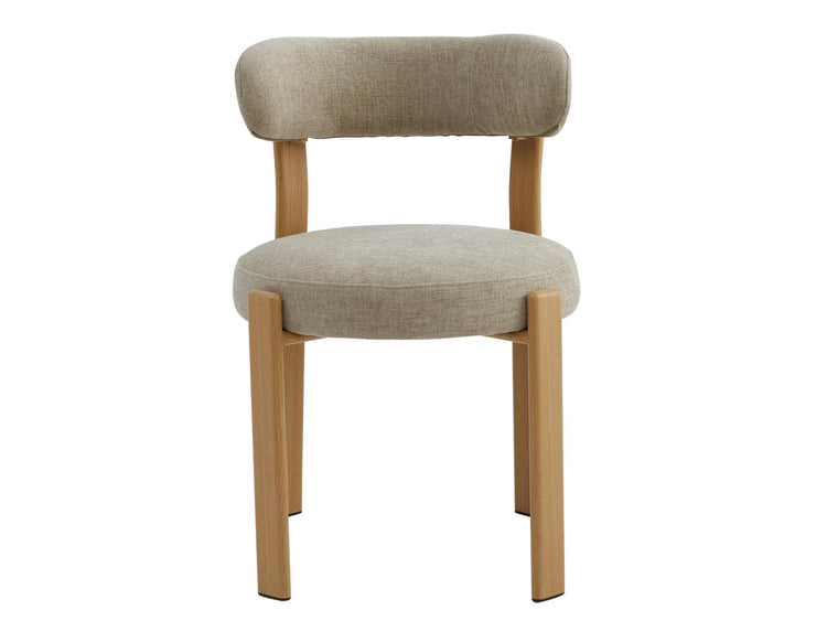 Carmo Dining Chair Beige/ Natural Set of 2