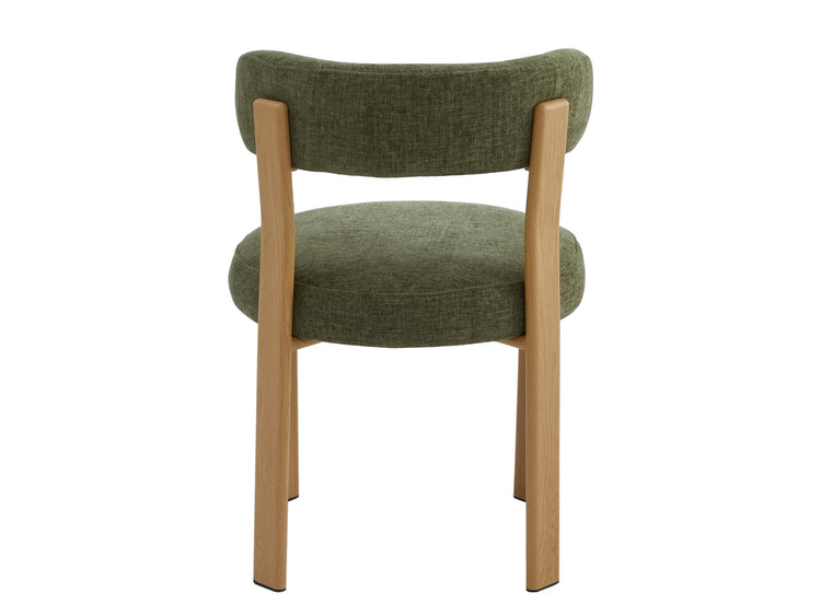 Carmo Dining Chair Olive/ Natural Set of 2