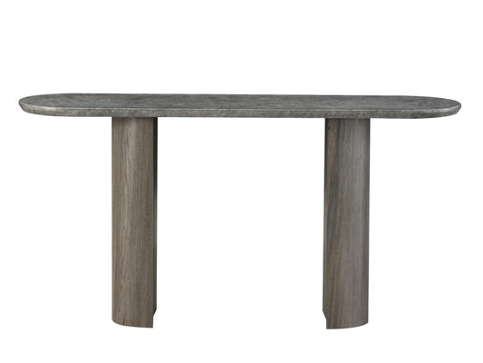 Corfu Console Table Grey Marble