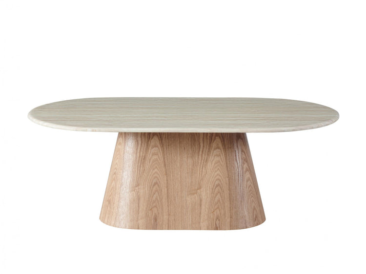 Waverley Coffee Table White Travertine