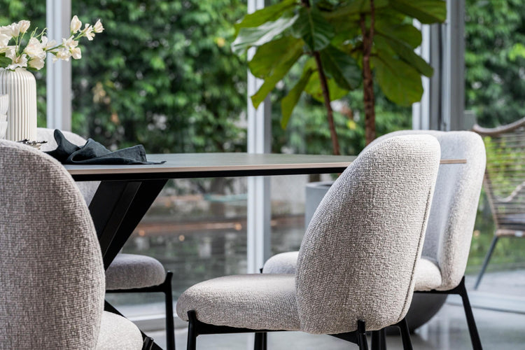 Miya Dining Chair Oyster White Set of 2