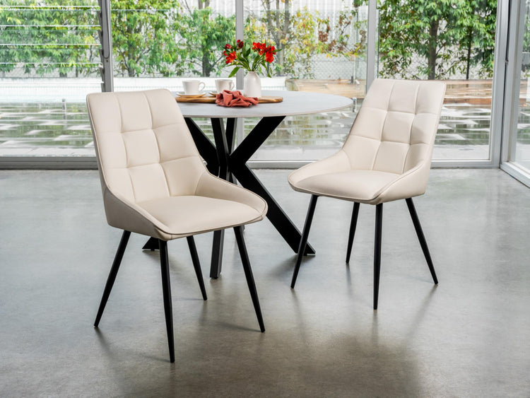 Ruben Dining Chair Ivory