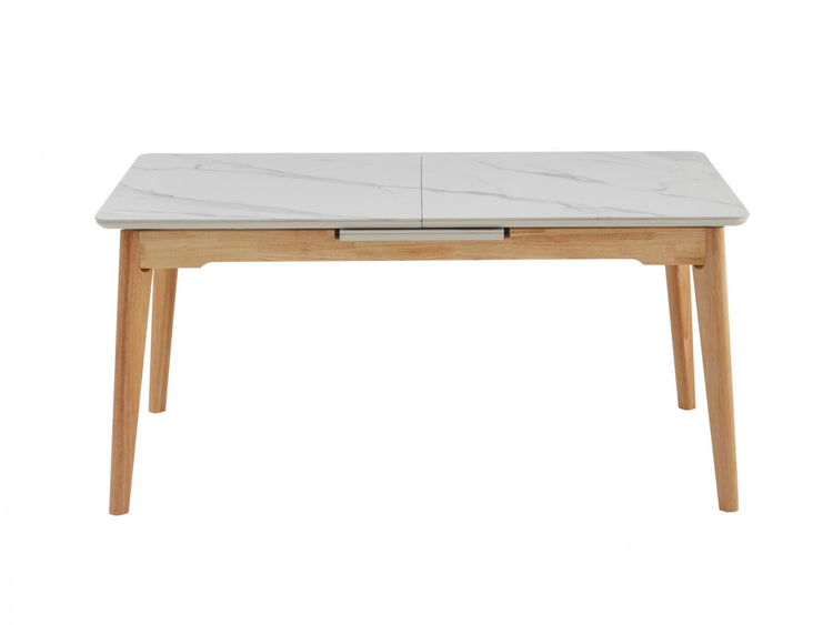 Denmark Extension Dining Table Snow White