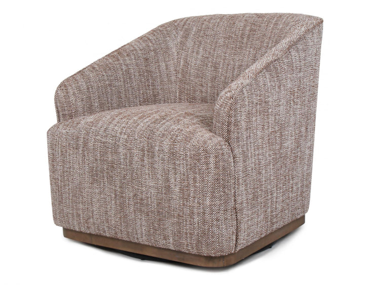 Austin Swivel Occasional Chair Chestnut