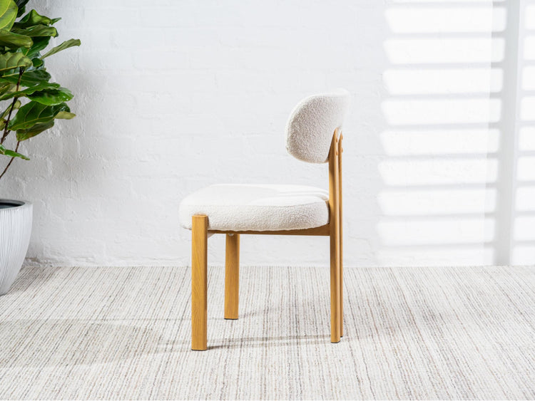 Cancun Dining Chair Beige Set of 2