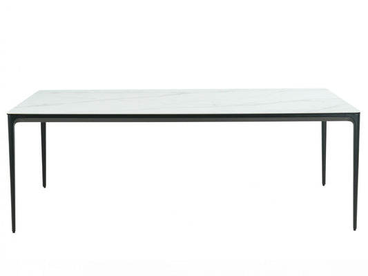 Magnate Dining Table White Marble
