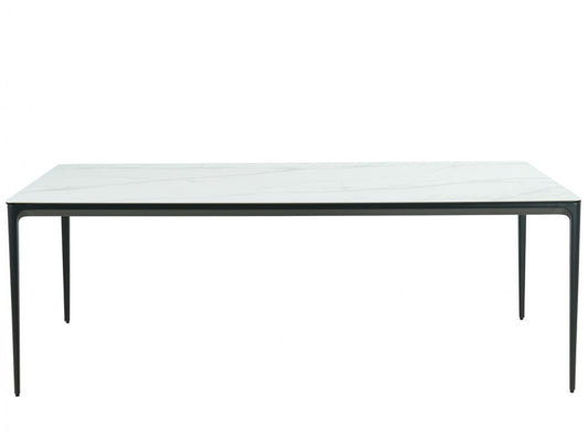 Magnate Large Dining Table White Marble