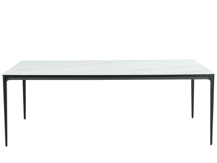 Magnate Large Dining Table White Marble