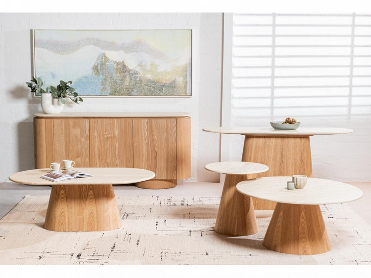Waverley Buffet White Travertine
