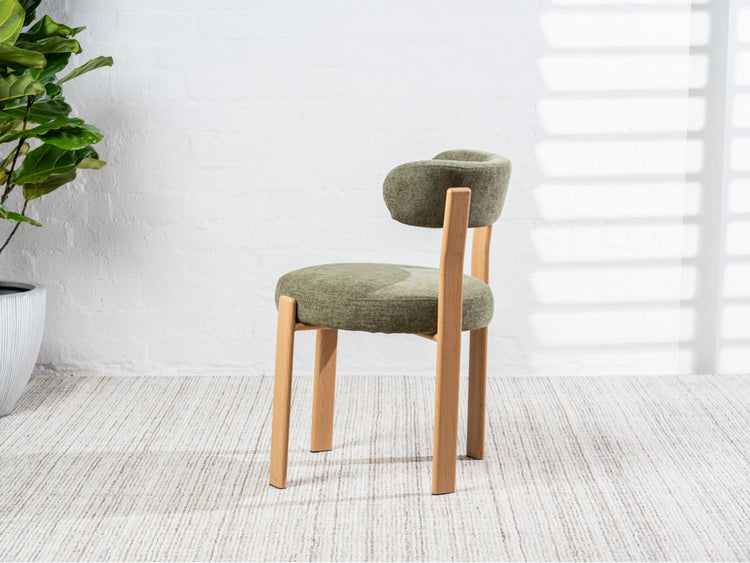 Carmo Dining Chair Olive/ Natural Set of 2
