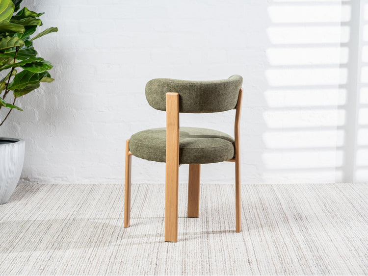 Carmo Dining Chair Olive/ Natural Set of 2