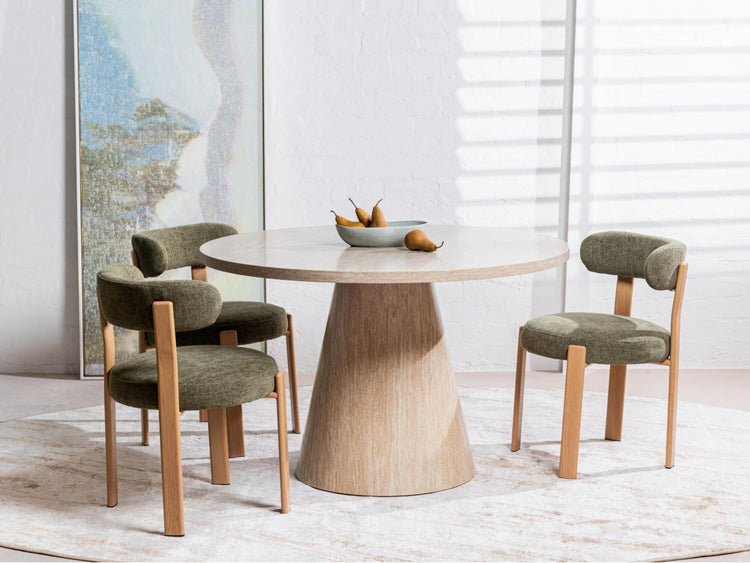 Carmo Dining Chair Olive/ Natural Set of 2