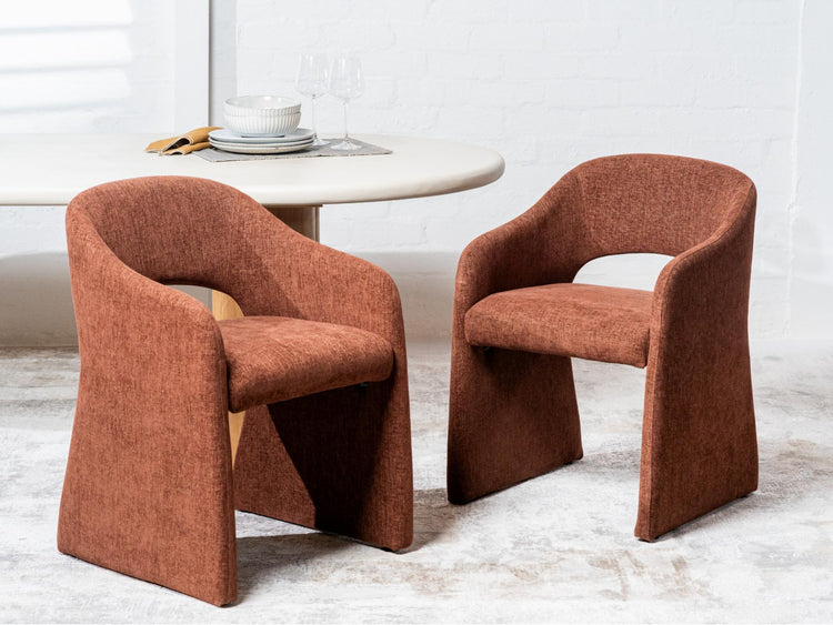 Cento Dining Chair Rust Set of 2
