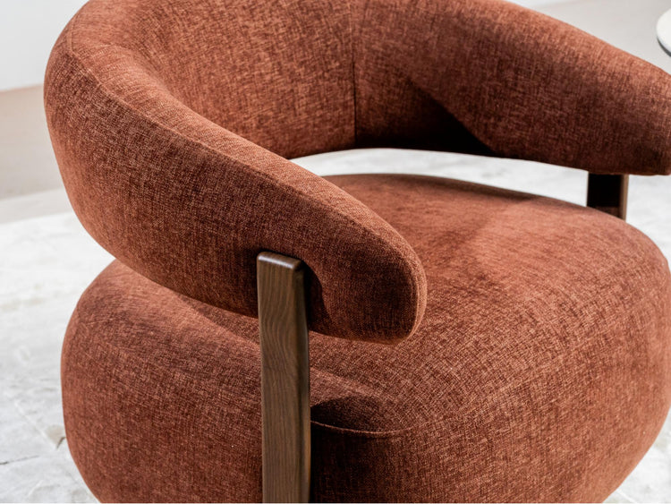 Hampton Occasional Chair Rust