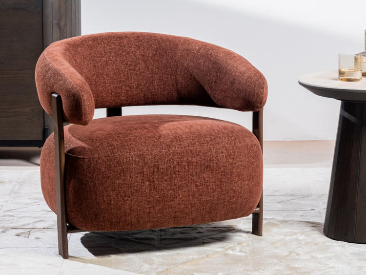 Hampton Occasional Chair Rust