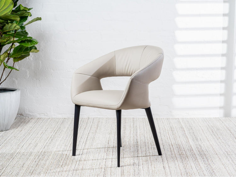 London Dining Chair Beige Set of 2