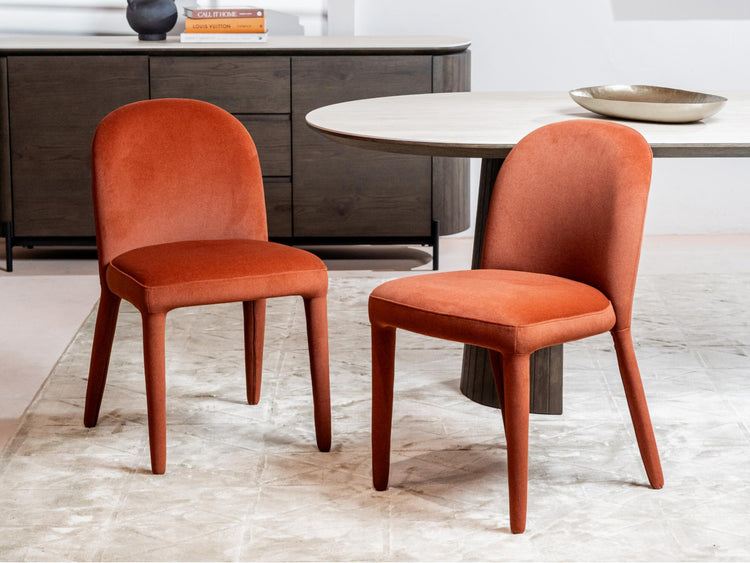 Onasis Dining Chair Rust Set of 2