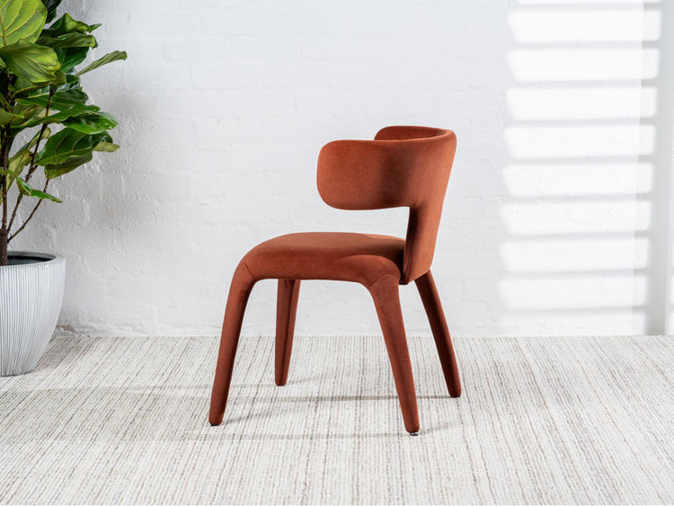 Taurus Dining Chair Rust Set of 2