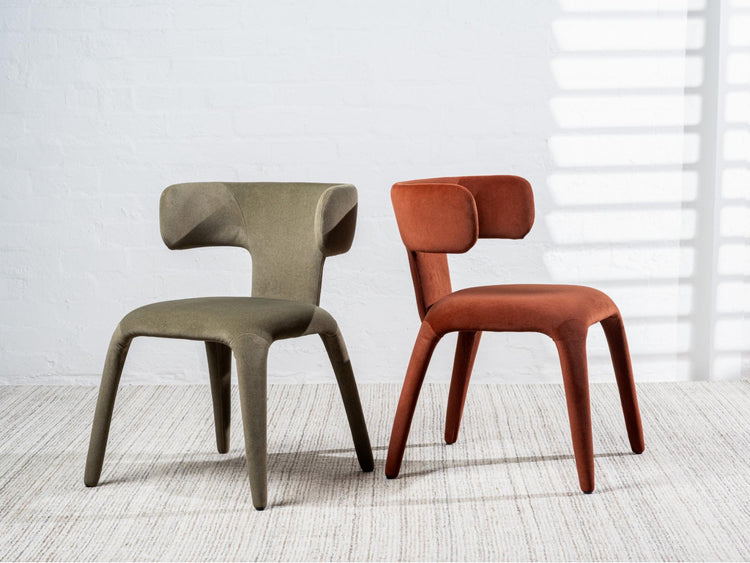 Taurus Dining Chair Rust Set of 2
