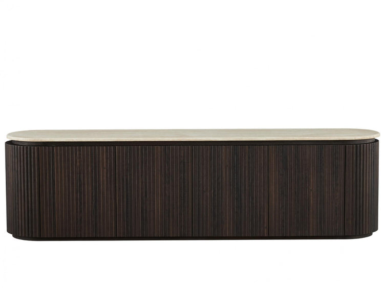 Crete TV Unit Travertine