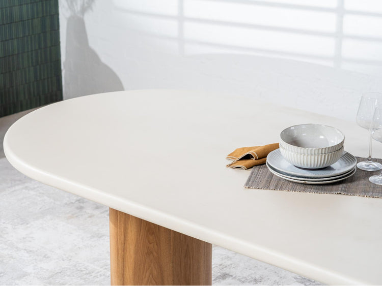 Eclipse Dining Table Pebble