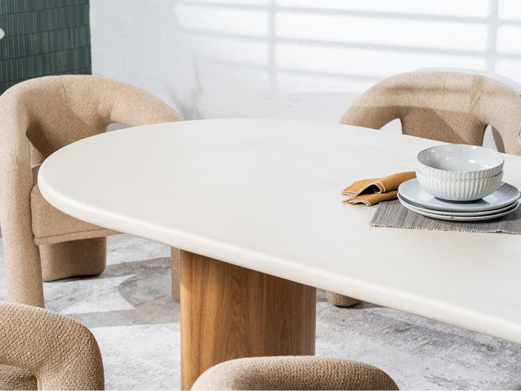 Eclipse Dining Table Pebble