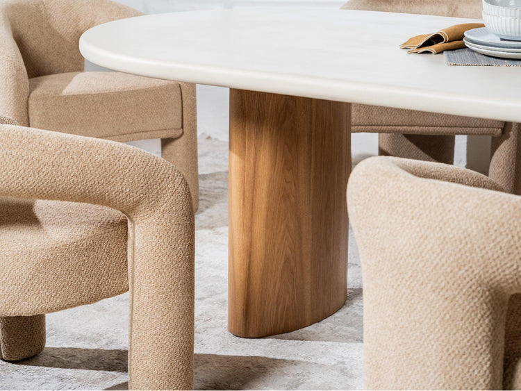 Eclipse Dining Table Pebble