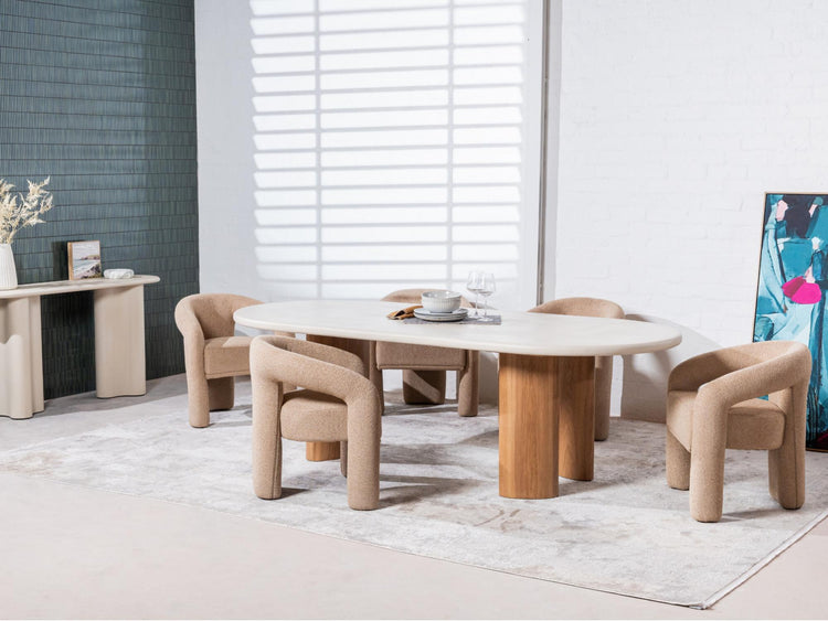 Eclipse Dining Table Pebble