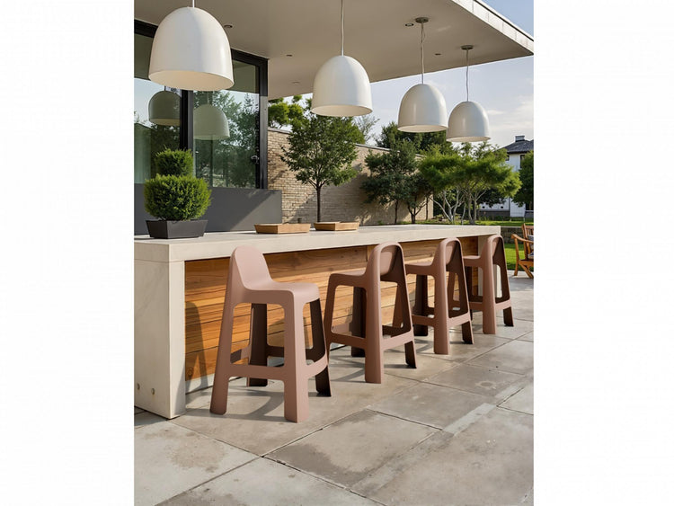 Bondi Bar Stool Mocha Brown Set of 2