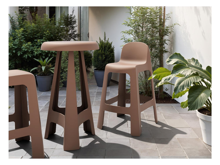 Bondi Bar Table Mocha Brown