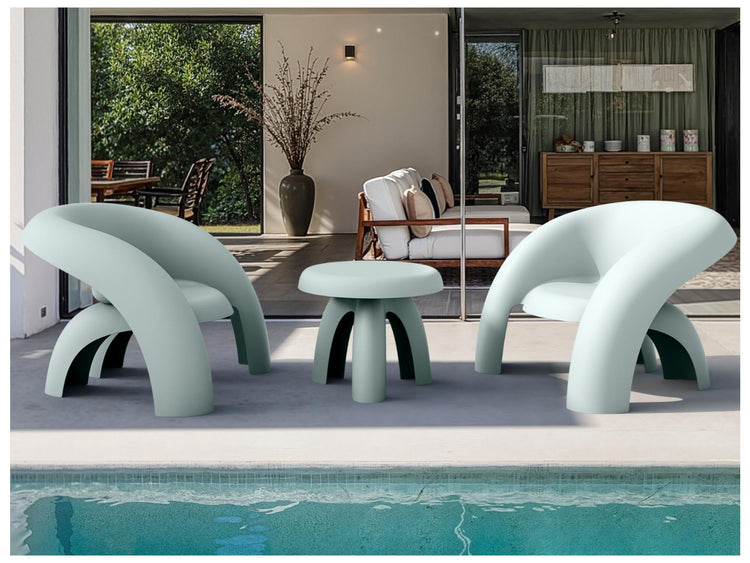 Bondi Chair Celadon Green Set of 2