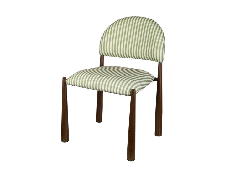 Egypt Dining Chair Moss / Walnut Set of 2