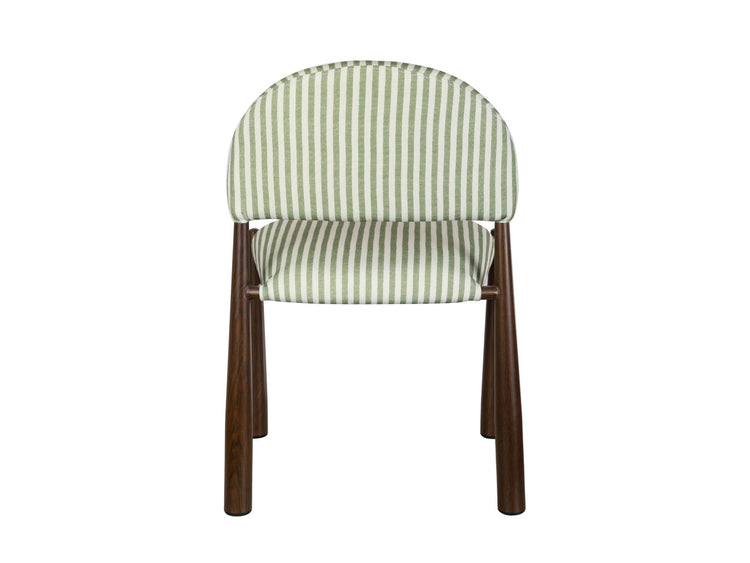 Egypt Dining Chair Moss / Walnut Set of 2