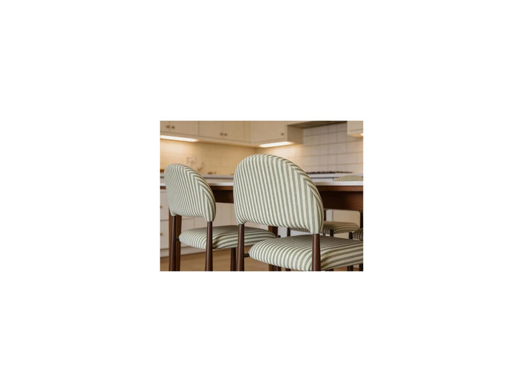 Egypt Dining Chair Moss / Walnut Set of 2