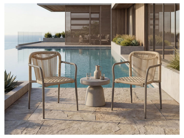 Havana Dining Chair Champagne Set of 2