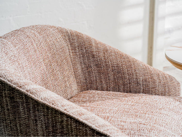 Austin Swivel Occasional Chair Chestnut